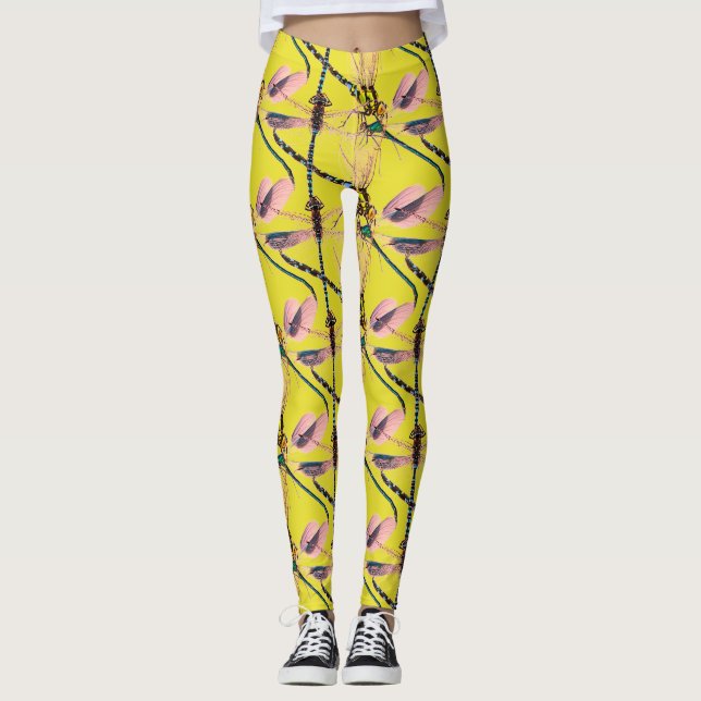 Leggings Dragon Jaune SoleilLégendes Volées (Devant)