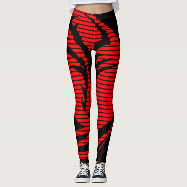 Leggings Dragon rouge (Devant)