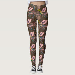 Leggings DragonFly Brown