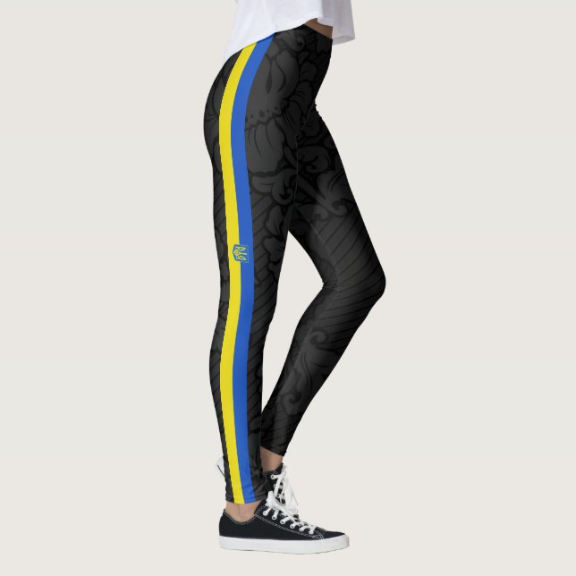Leggings Drapeau à rayures ukrainien (Droite)