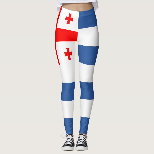 Leggings Drapeau Adjara Patriotique (Devant)