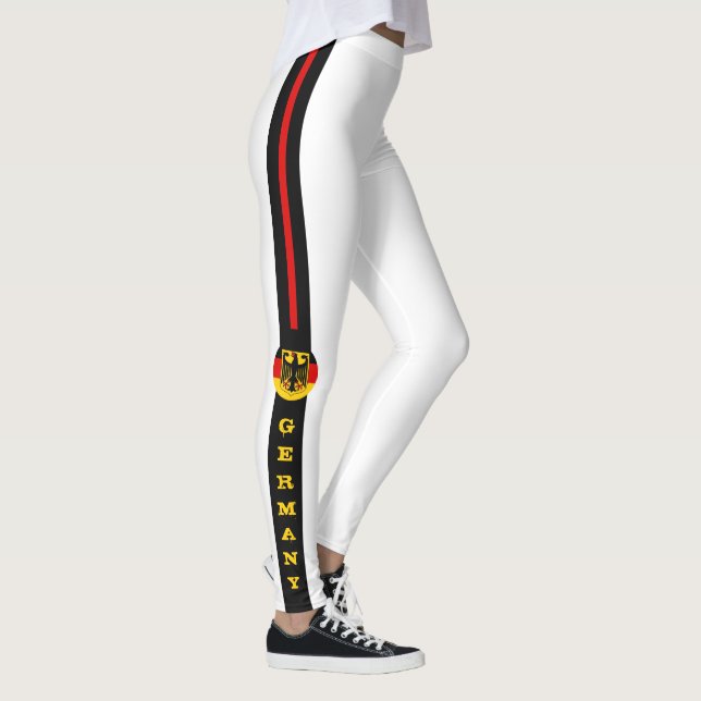 Leggings Drapeau allemand & Allemagne mode patriotes /sport (Droite)