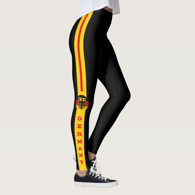 Leggings Drapeau allemand & Allemagne mode patriotes /sport (Droite)