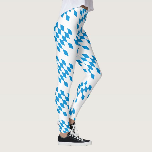 Leggings Drapeau ALLEMAND DE BAVARIE Couleurs (Droite)