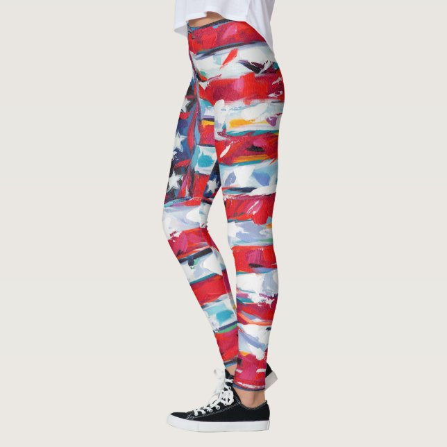Leggings Drapeau américain (Gauche)