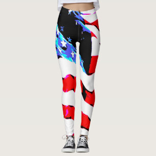 Leggings Drapeau américain