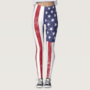 Leggings Drapeau américain