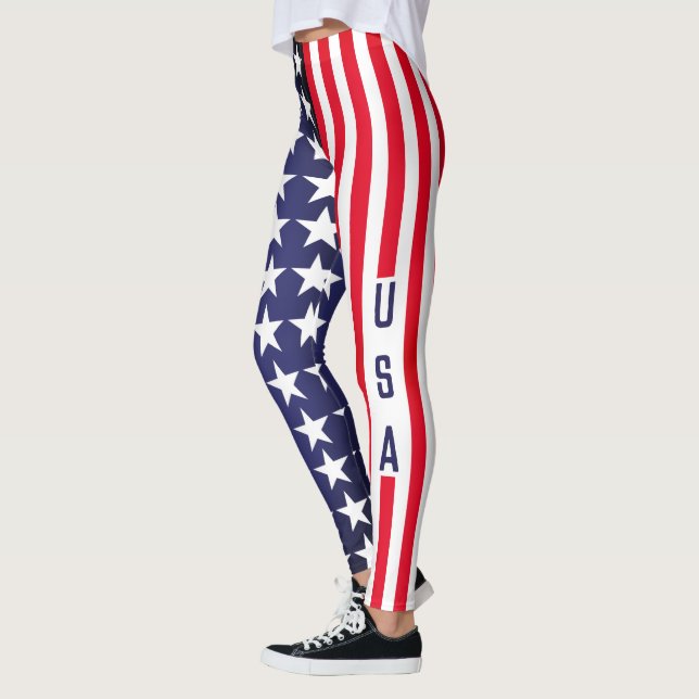 Leggings Drapeau américain (Gauche)