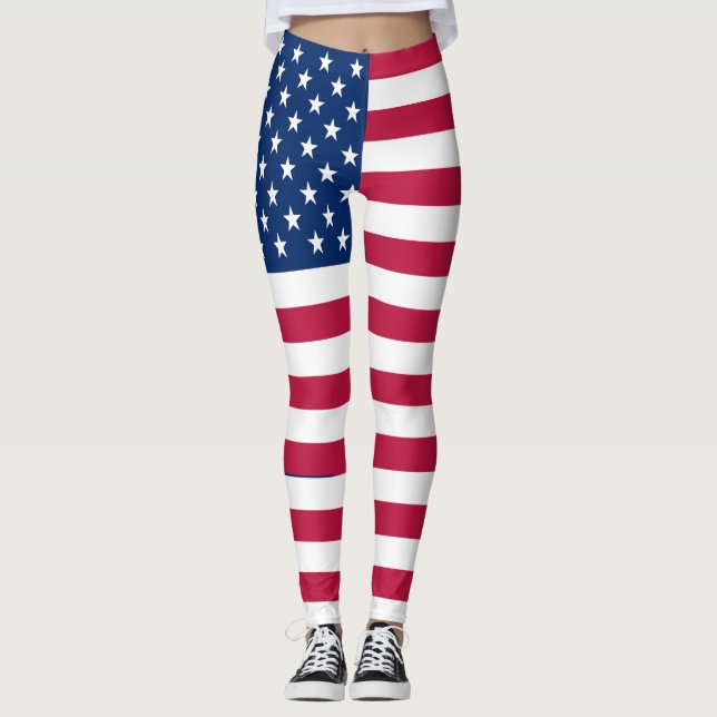 Leggings Drapeau américain 26976 (Devant)