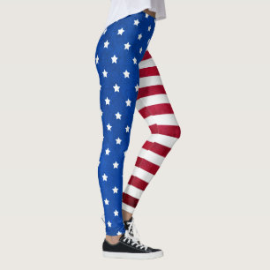 Leggings Drapeau américain par Shirley Taylor
