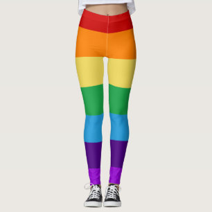 Leggings drapeau arc-en-ciel