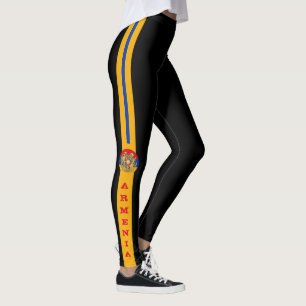 Leggings Drapeau arménien & Arménie mode patriotes /sports