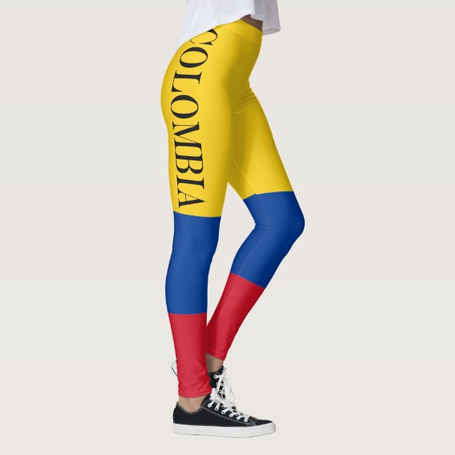 Leggings Drapeau Colombie - Bandera De Colombia (Droite)