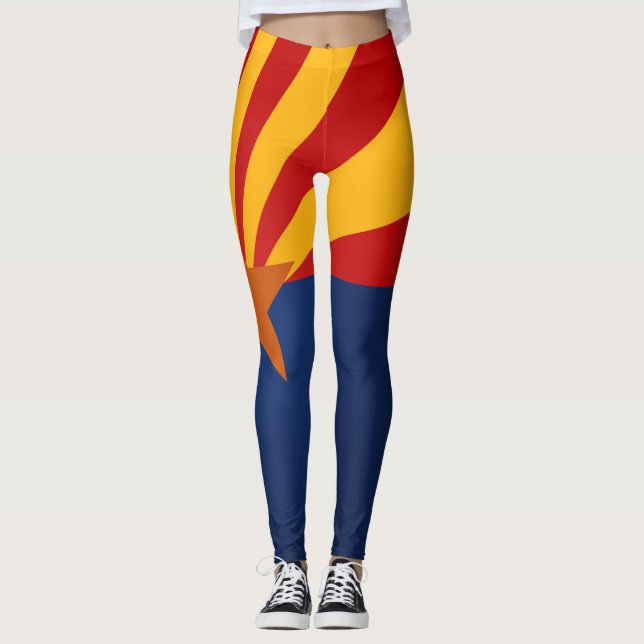 Leggings Drapeau Cool De L'Arizona (Devant)