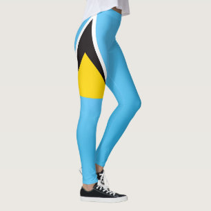 Leggings Drapeau Cool de Sainte-Lucie