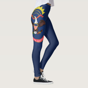 Leggings Drapeau cool Du Dakota Du Nord