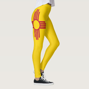 Leggings Drapeau Cool Du Nouveau-Mexique