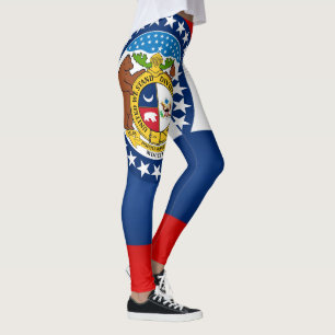 Leggings Drapeau cool État Du Missouri