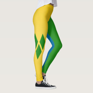Leggings Drapeau Cool Saint-Vincent-Et-Les Grenadines