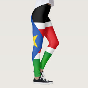 Leggings Drapeau Cool Sud-Soudan