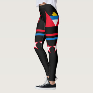 Leggings Drapeau d'Antigua-et-Barbuda