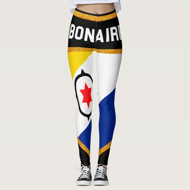 Leggings Drapeau de Bonaire (Devant)