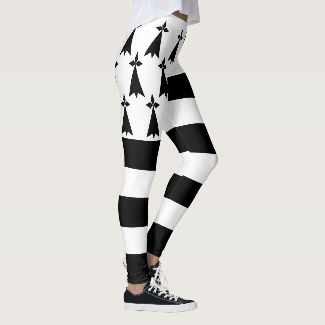 Leggings Drapeau de Bretagne patriotique (Droite)