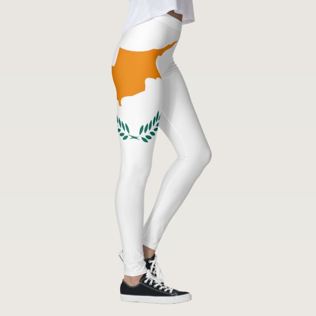 Leggings Drapeau de Chypre cool (Droite)