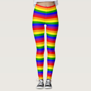 Leggings Drapeau de fierté LGBTQ+ Couleurs arc-en-ciel