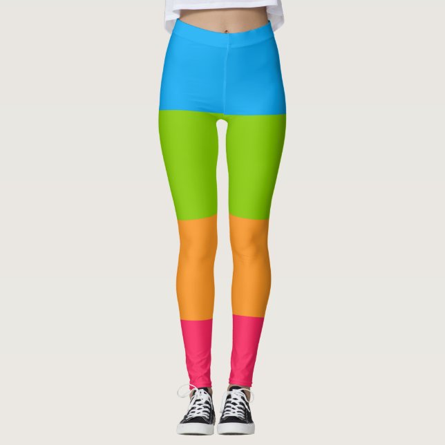 Leggings Drapeau de fierté Panoromantique (Devant)