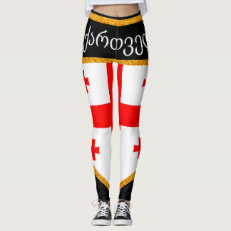 Leggings Drapeau de Géorgie