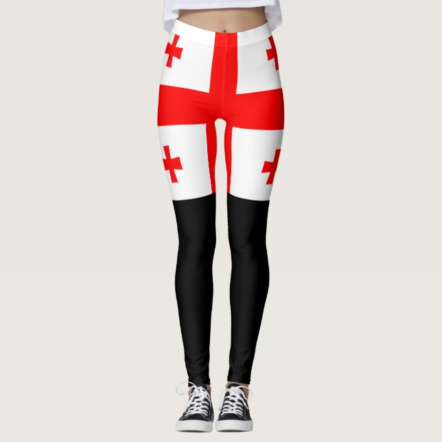Leggings Drapeau de Géorgie (Devant)
