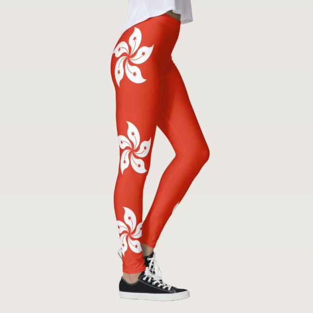 Leggings Drapeau de Hong Kong (Droite)