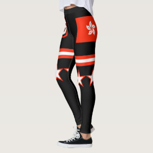 Leggings Drapeau de Hong Kong