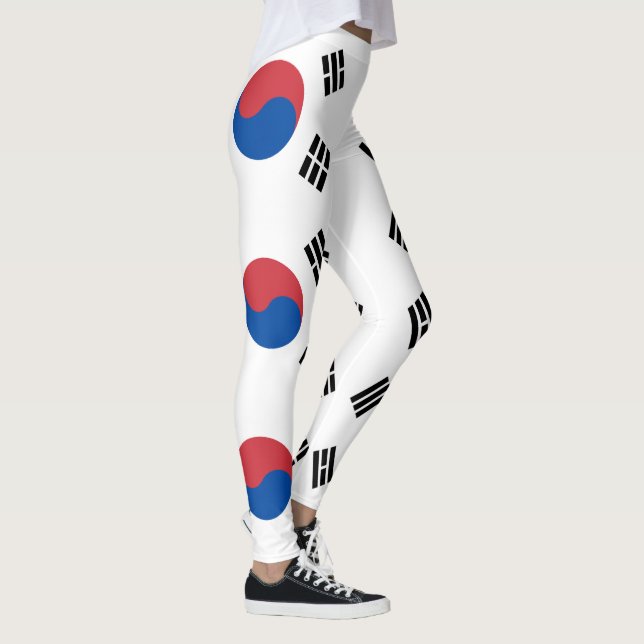 Leggings Drapeau de la Corée du Sud (Droite)