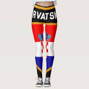 Leggings Drapeau de la Croatie