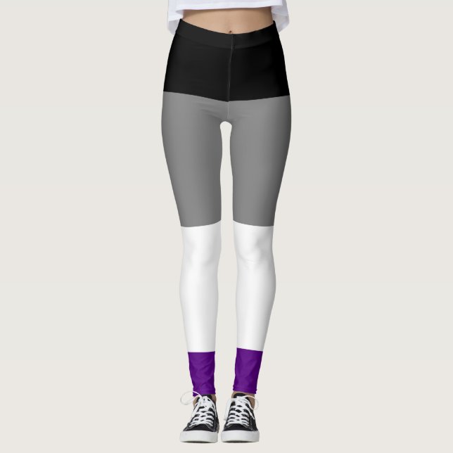 Leggings Drapeau de la fierté sexuelle (Devant)