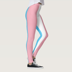 Leggings Drapeau de la fierté transgenre - LGBT Rainbow