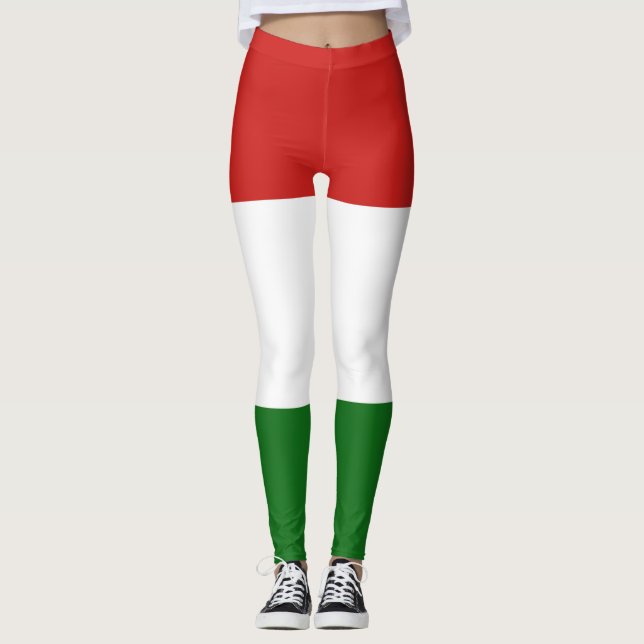 Leggings drapeau de la Hongrie (Devant)