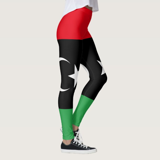 Leggings Drapeau de la Libye (Droite)