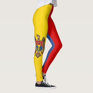 Leggings Drapeau de la Moldavie Cool
