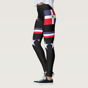 Leggings Drapeau de la République Dominicaine