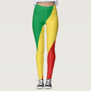Leggings Drapeau de la République du Congo
