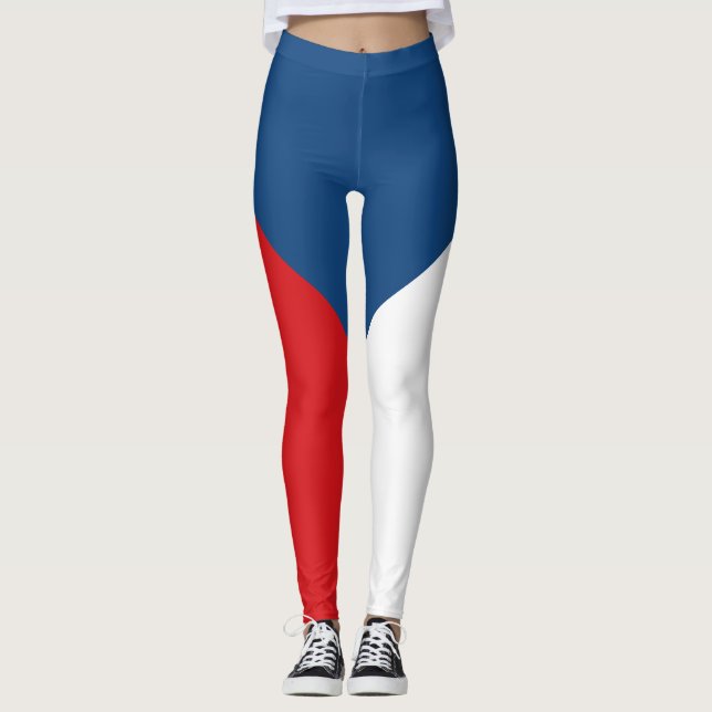 Leggings Drapeau de la République tchèque (Devant)