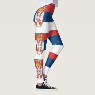 Leggings Drapeau de la Serbie