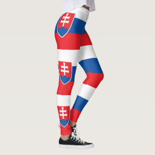 Leggings Drapeau de la Slovaquie