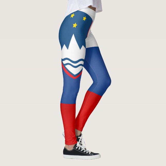 Leggings Drapeau de la Slovénie Cool (Droite)