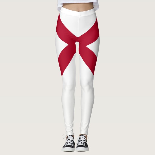 Leggings Drapeau de l'Alabama (Devant)