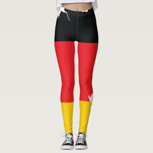 Leggings Drapeau de l'Allemagne dans un design de souvenir 