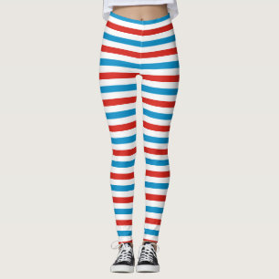 Leggings drapeau de l'Amérique des États-Unis à Chicago vil